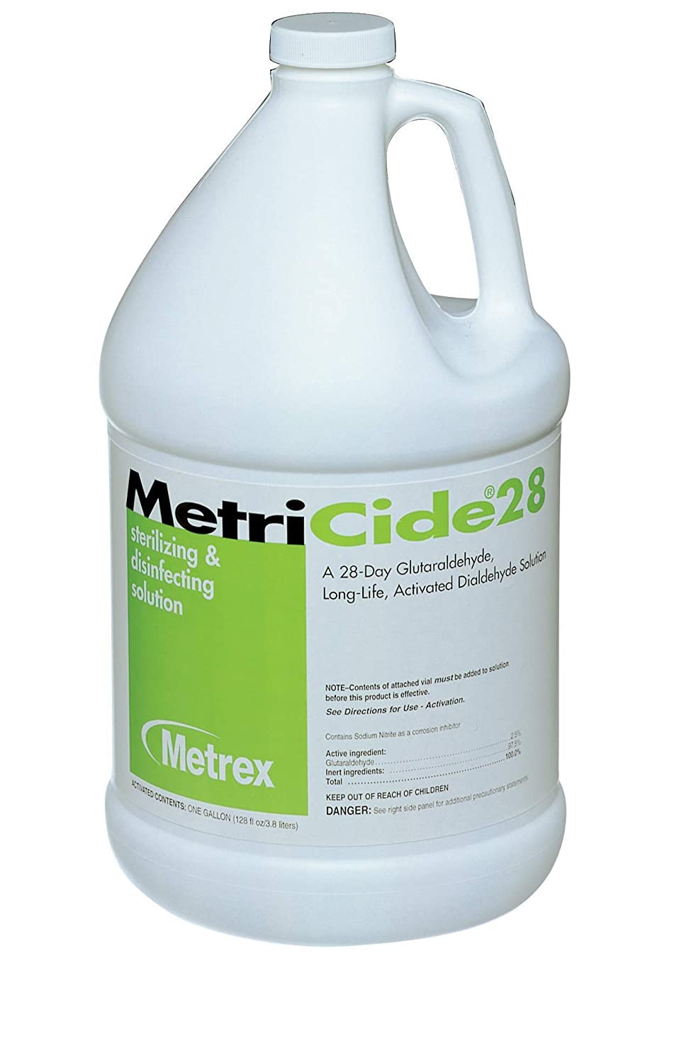 Metrex 10-2800 Metricide 28 High Level Disinfectant Solution 2.5% Glutaraldehyde 1 Gallon Metrex 10-2800 Metricide 28 High Level Disinfectant Solution 2.5% Glutaraldehyde 1 Gallon